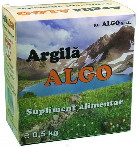 Argila supliment alimentar x 500g (Algo)
