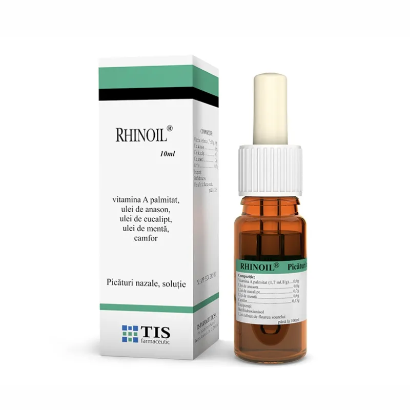 Picături nazale, Rhinoil, 10 ml, Tis Farmaceutic