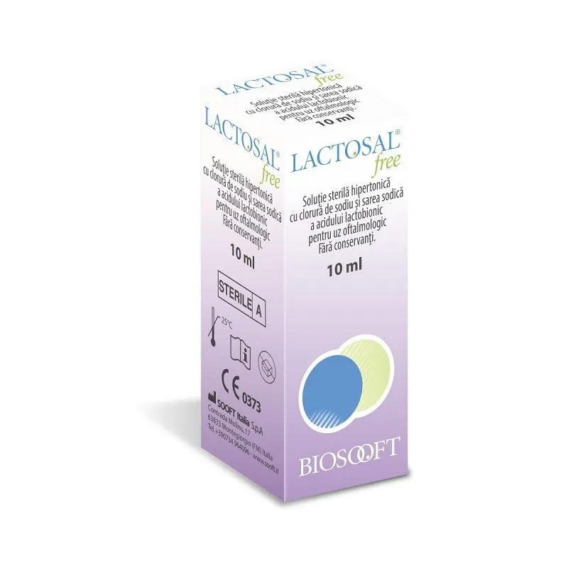 LACTOSAL FREE SOLUTIE OFTALMICA 10ML