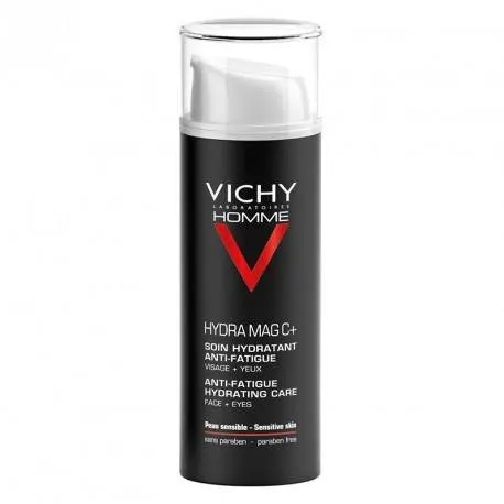 VICHY Homme Hydra Mag C Cremă hidratantă şi fortifiantă 24 h