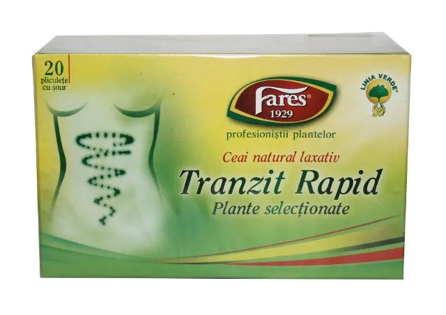 Ceai Tranzit Rapid 20 doze