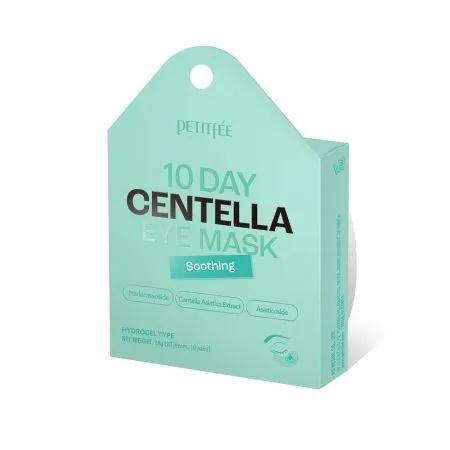 Plasturi de hidrogel pentru zona ochilor Centella Eye Mask, 20 bucati, Petitfee