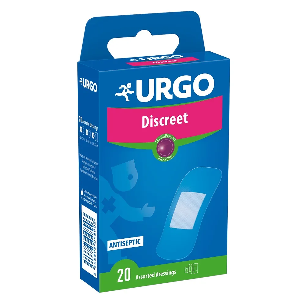 Urgo Discret Transparent x 20 bucati