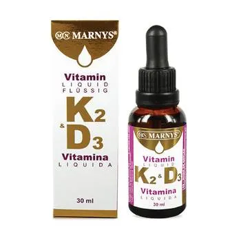 Vitamina K2+D3 Lichida, 30ml, Marnys