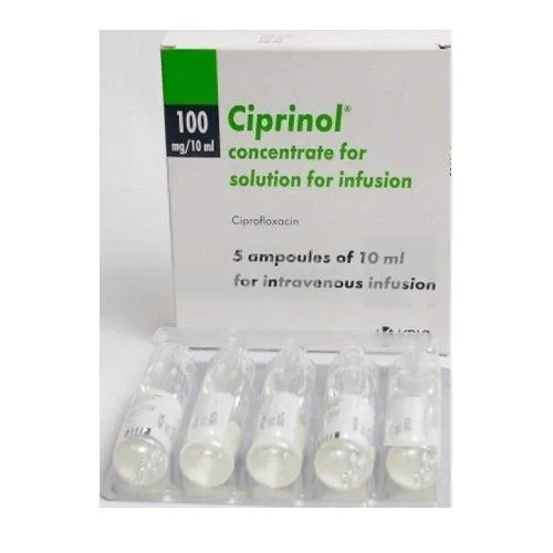 CIPRINOL R x 5 CONC. PT. SOL. PERF. 100mg/10ml KRKA D.D.