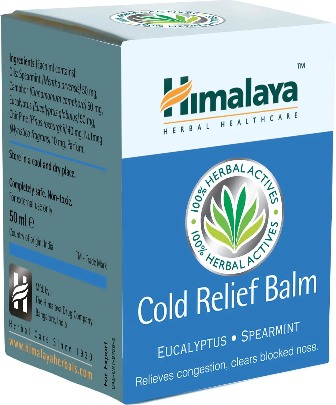 HIMALAYA-COLD RELIEF BALM X 50 ML