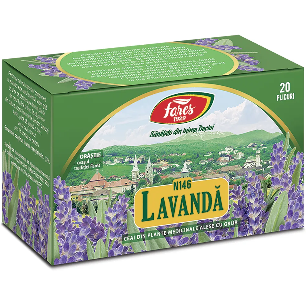 Ceai de lavanda N 146, 20 plicuri, Fares