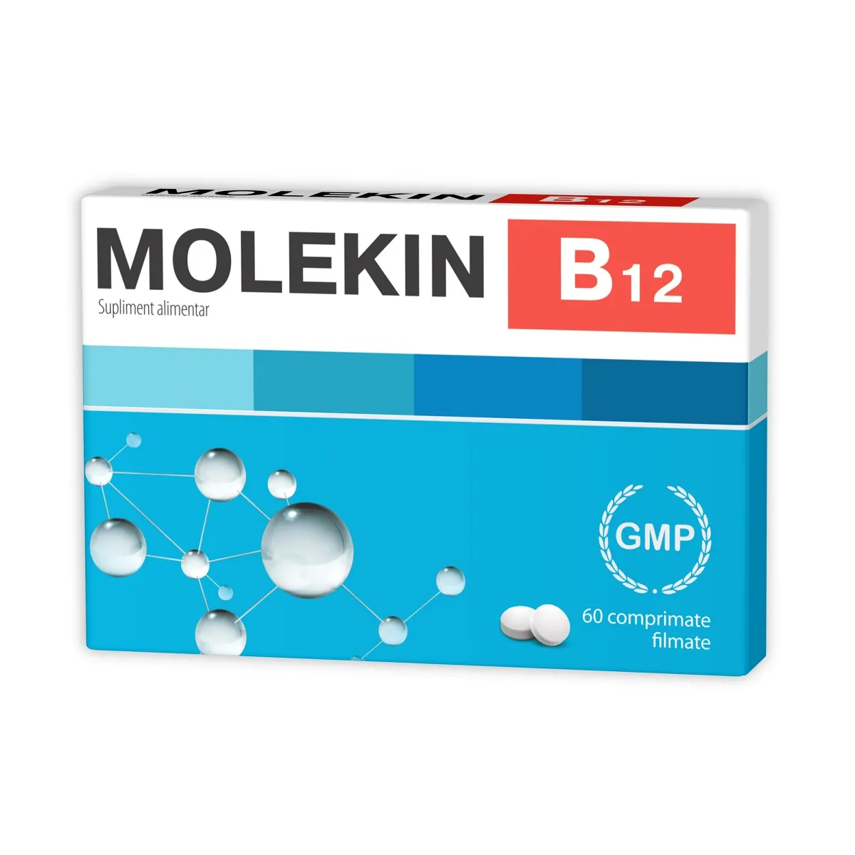 Molekin B12, 60 comprimate, Zdrovit