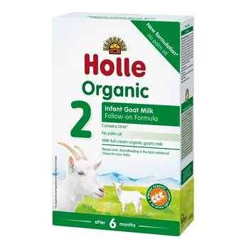 Formula de lapte praf de capra Organic 2, +6 luni, 400g, Holle Baby Food