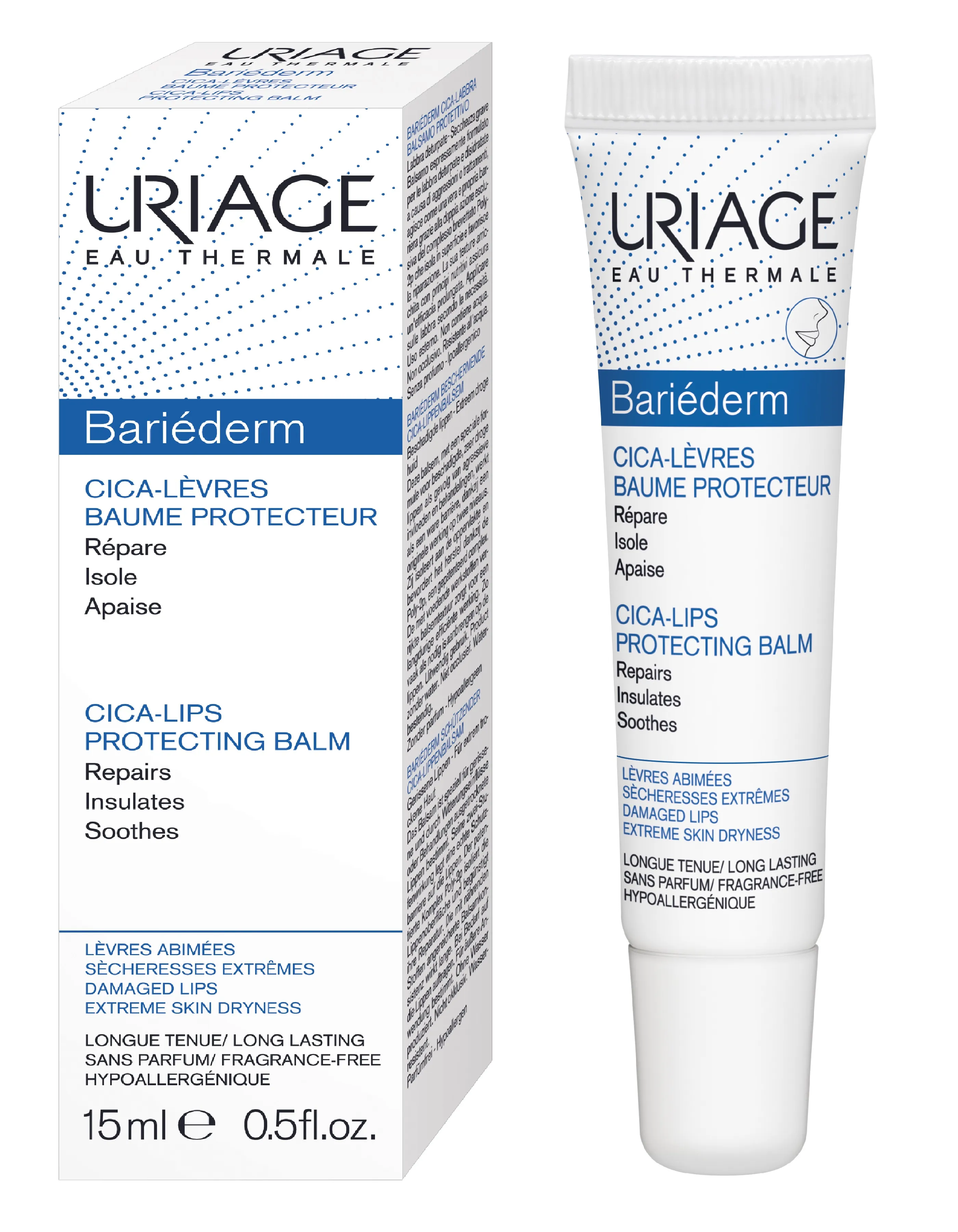 Uriage Bariederm Protectie pentru buze 15 ml