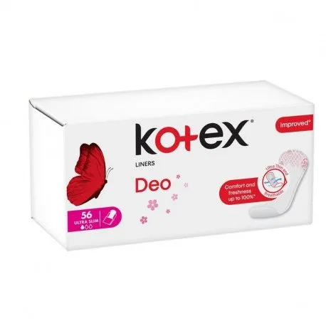 Kotex Absorbante zilnice Deo Ultra Slim, 56 bucati