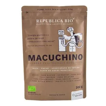 Macuchino pulbere functionala ecologica, 200g, Republica Bio