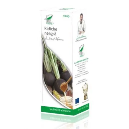 Sirop din Ridiche Neagra , 100 ml, Pro Natura