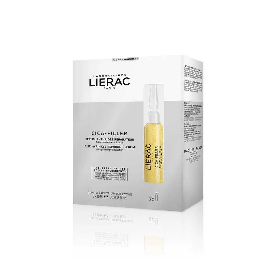 LIERAC CICA FILLER SER REPARATOR ANTIRID 3 FIOLE X 10ML