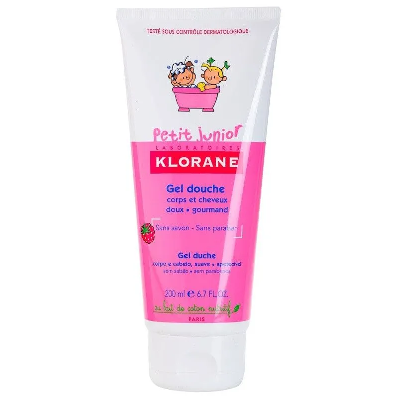 Klorane Junior Gel Corp Par Zmeura* 200 ml