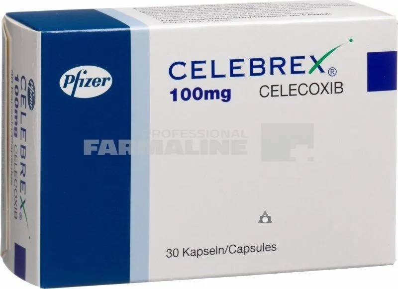 CELEBREX 100 mg X 30 CAPS. 100mg PFIZER EUROPE MA EEI