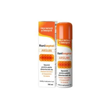 Raniseptol Arsuri spuma, 150ml, Zdrovit