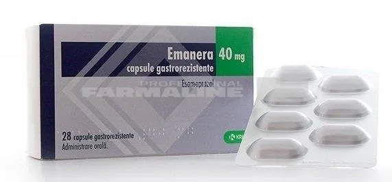 EMANERA 40 mg x 28 CAPS. GASTROREZ. 40mg KRKA, D.D., NOVO MES