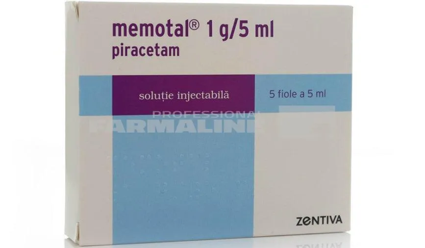 MEMOTAL1 g/5 ml x 5 SOL. INJ. 1g/5ml ZENTIVA SA