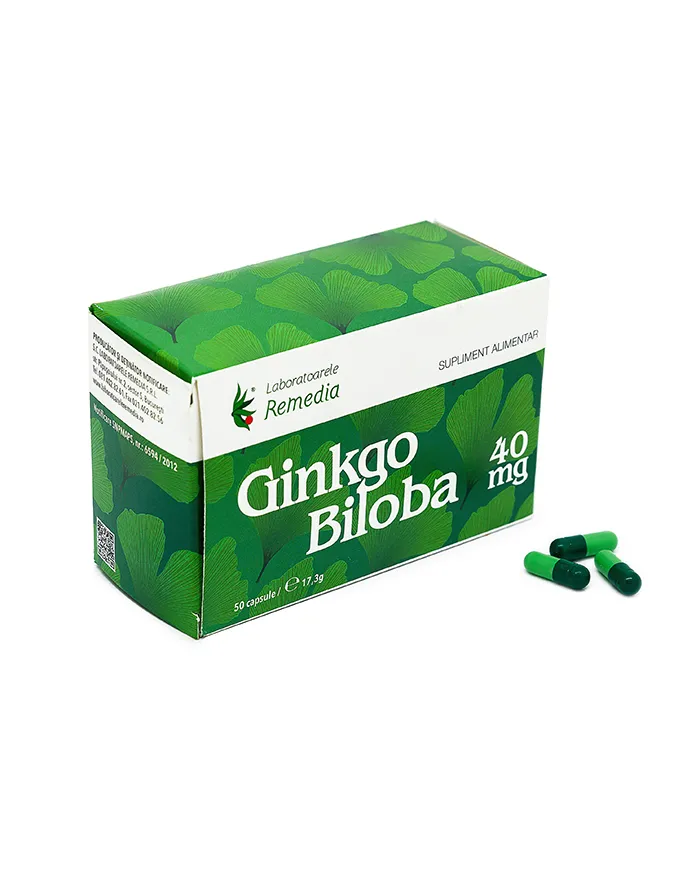 Ginkgo Biloba 40 mg x 50 capsule - Lab.Remedia