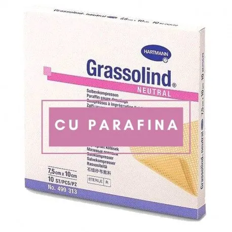 HartMann Grassolind pansament 7.5 x10 cm x 10 bucati