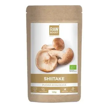 Shiitake pudra Bio, 125g, Raw Boost