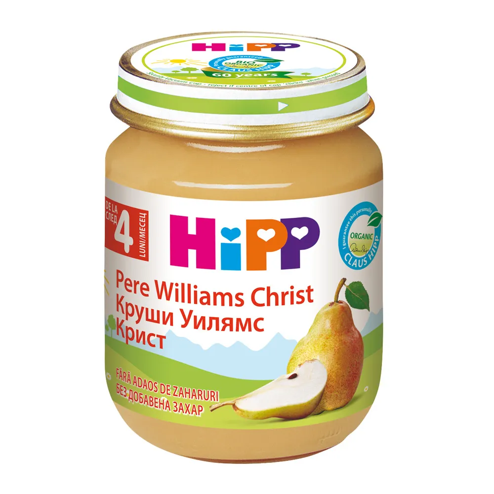 Hipp piure pere Williams x 125 grame