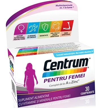 CENTRUM PT FEMEI X 30 CP CAPSULE  WYETH WHITEHALL EXPORT GMBH