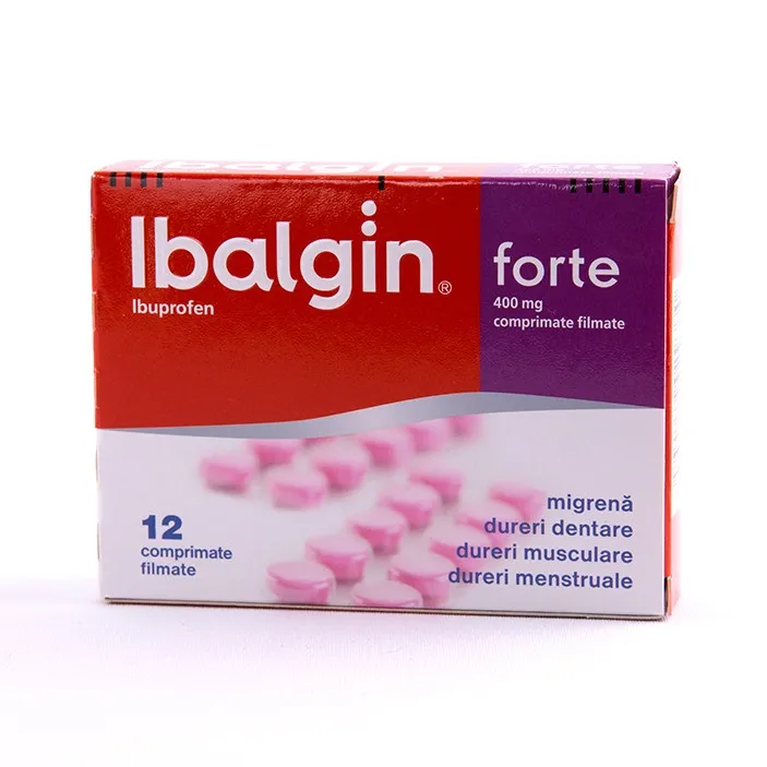 Ibalgin Forte 400mg, 12 comprimate filmate
