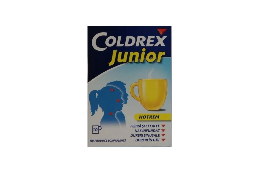 Coldrex Junior HotRem 3g x 10 plicuri