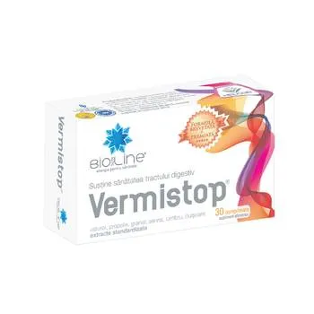 Vermistop, 30 comprimate, BioSunLine