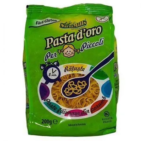 Paste din porumb fara gluten RATUSTE Pasta D'oro, 250g, Sam Mills