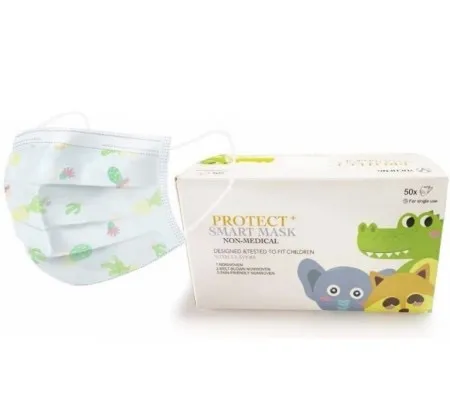 Masca protectie 3 pliuri pentru copii x 50 buc