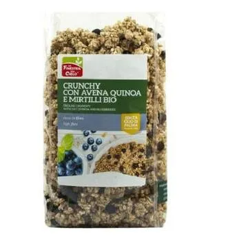 Musli crocant din ovaz cu quinoa si afine Bio, 375g, La Finestra Sul Cielo