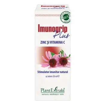 IMUNOGRIP PLUS ZINC SI VITAMINA C SOLUTIE 50ML