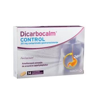 Dicarbocalm Control 20mg, 14 comprimate, Sanofi