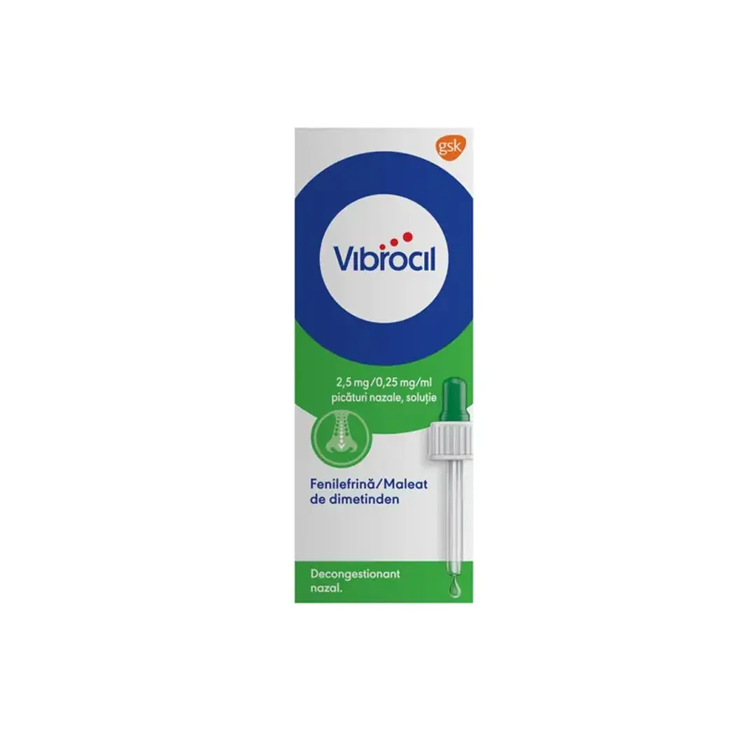 Vibrocil picaturi nazale, 15 ml, GSK