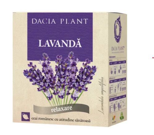 Ceai lavanda, 50 g, Dacia Plant