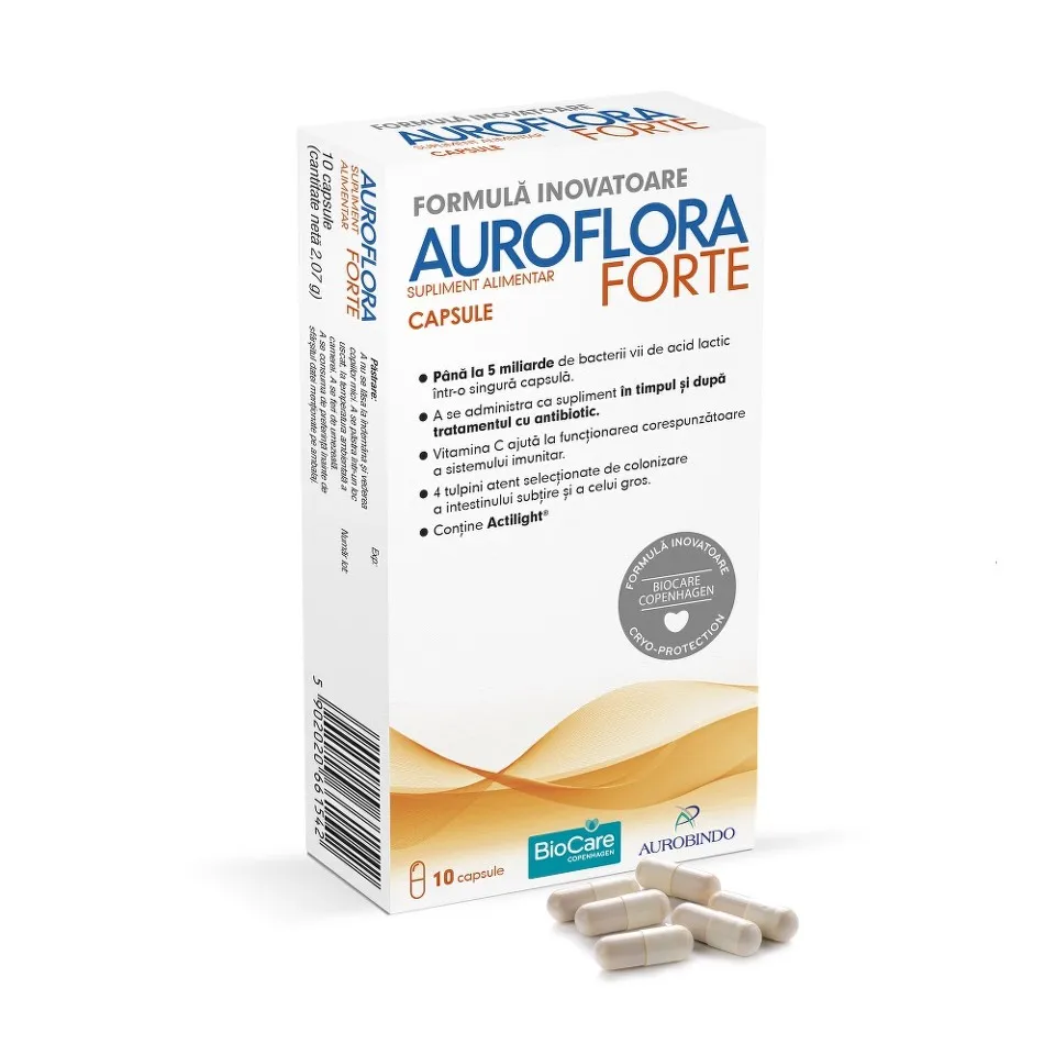 AUROFLORA FORTE 10 CAPSULE