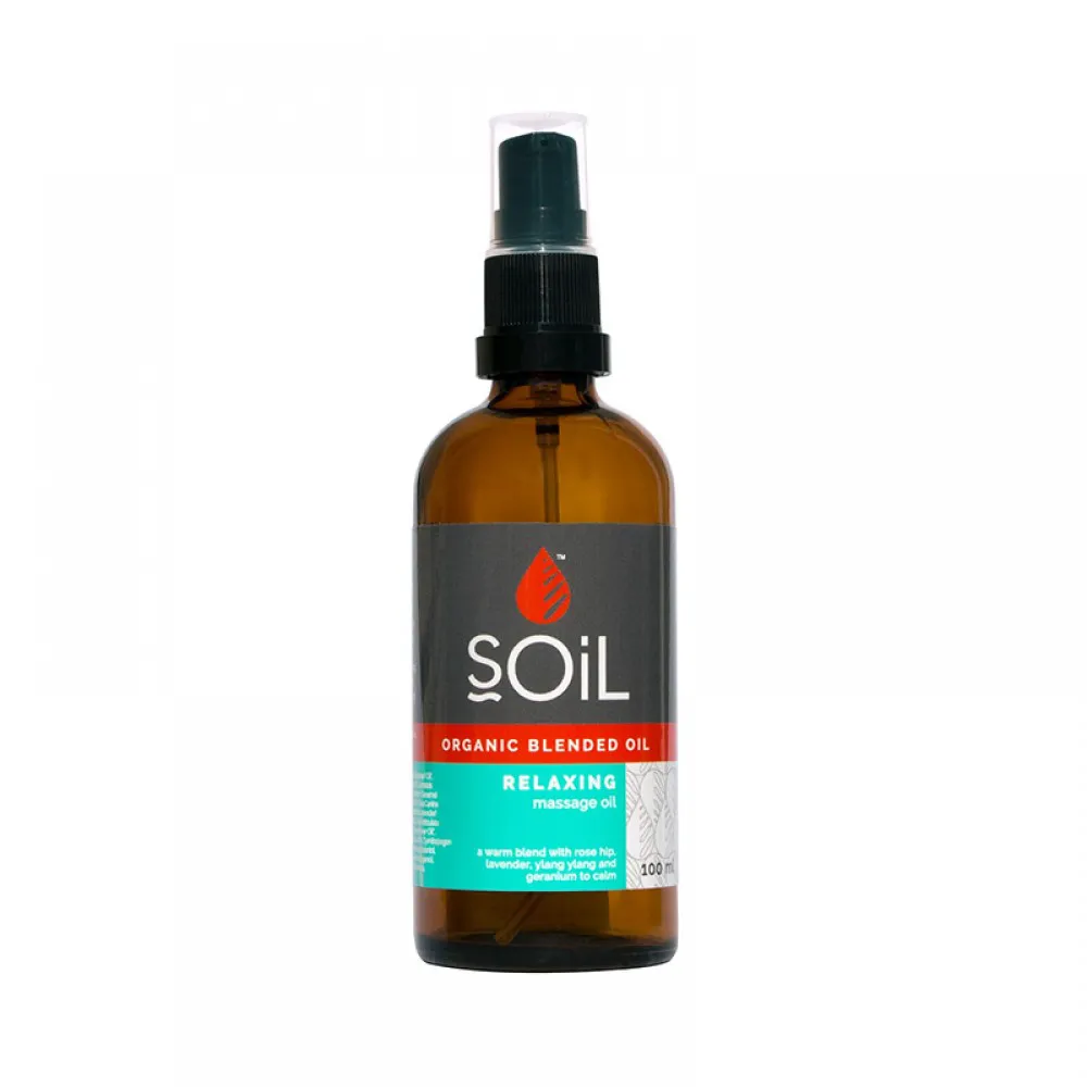 Ulei de masaj Relaxing 100% Organic (100 ml), SOiL