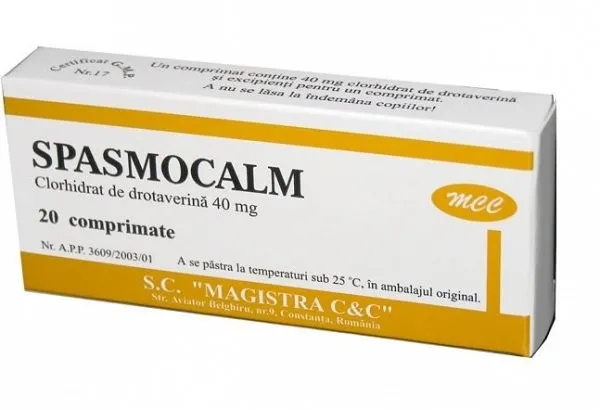 SPASMOCALM 40MG X 20 COMPRIMATE