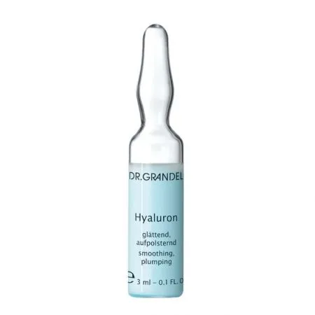 Fiola cu concentrat pentru intarirea, netezirea si hidratarea pielii Hyaluron (40379), 3 ml, Dr. Grandel