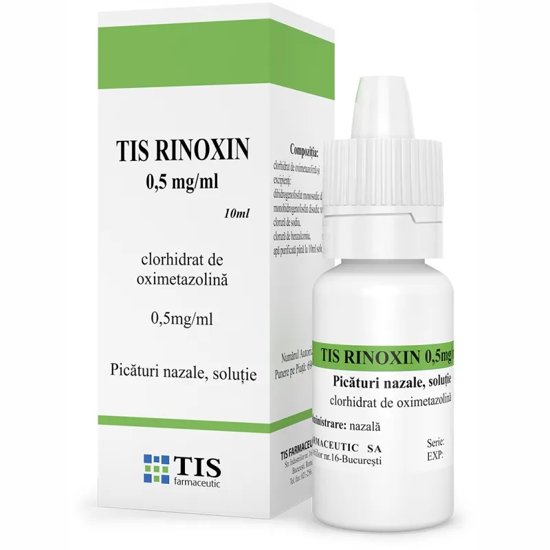 Rinoxin 0.05%, picaturi nazale ,10ml