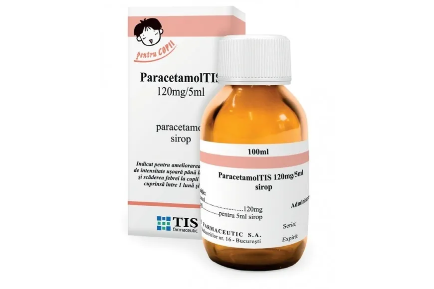 Paracetamol Tis, 120 mg/5ml, 100 ml, Tis Farmaceutic