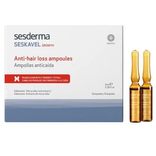 SESDERMA SESKAVEL GROWTH IMPOTRIVA CADERII PARULUI 12FIOLE X8ML