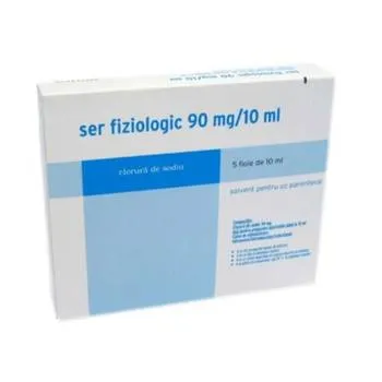 Ser fiziologic 90mg, 5 fiole x 10ml, Zentiva