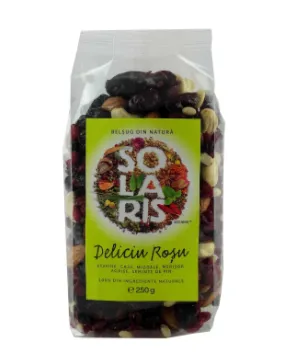 Amestec fructe Deliciu Rosu, 175g ,Solaris