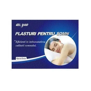 Plasture pentru somn 8 x 8cm, 4 bucati, Naturalia Diet