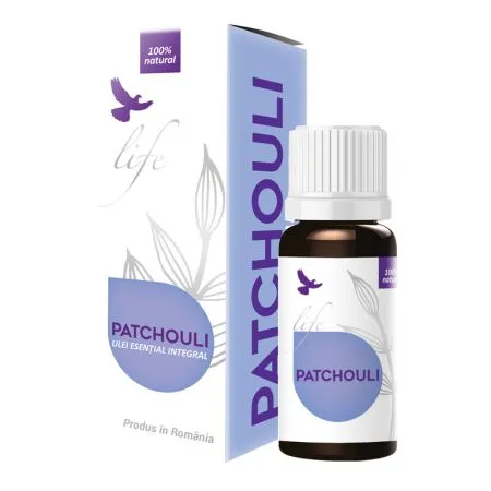 Ulei esential integral de patchouli, 10 ml, Bionovativ