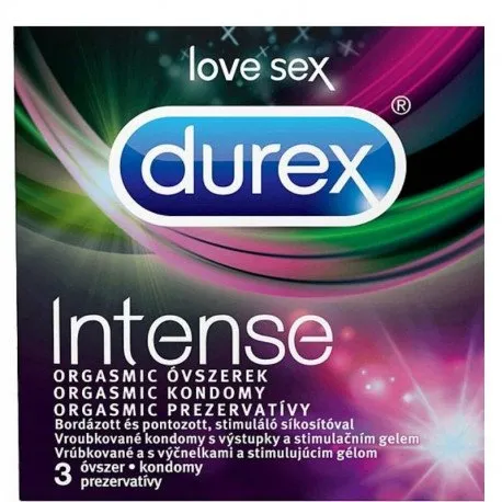 Prezervative Durex Intense Orgasmic 3 bucati